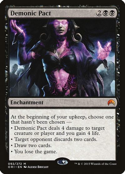 Foil Demonic Pact 092/272 - Magic Origins