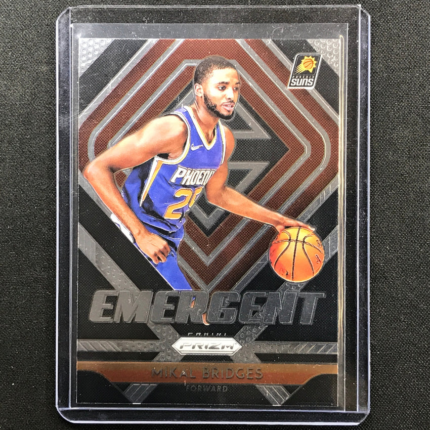 2018-19 Prizm MIKAL BRIDGES Rookie Emergent Prizm Base #10