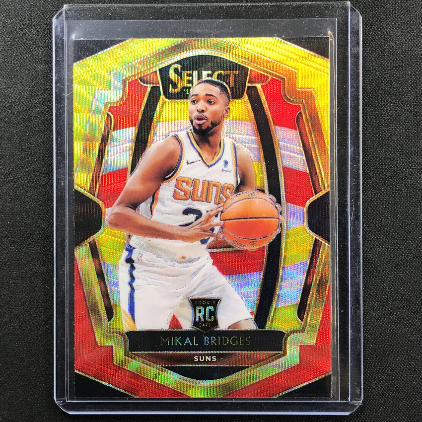 2018-19 Select Mikal Bridges Premier Level Rookie Tri-color Prizm No 192