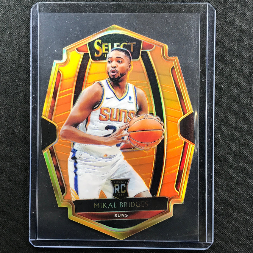 2018-19 Select Mikal Bridges Premier Level Rookie Orange Die-cut 5/65