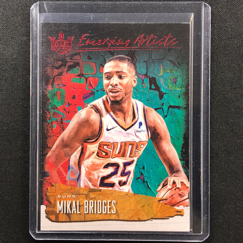 2018-19 Court Kings Mikal Bridges Emergent Artist Rookie Ruby 30/99