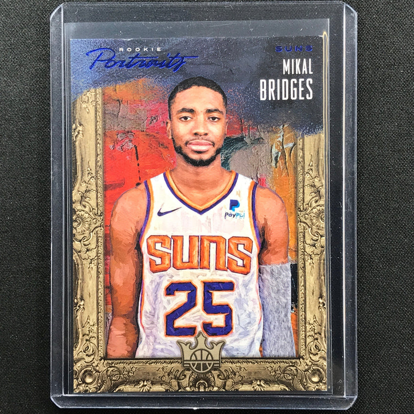 2018-19 Court Kings Mikal Bridges Rookie Portraits Sapphire 8/25