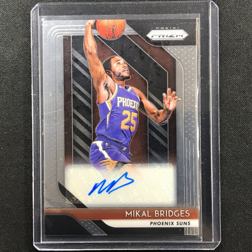 2018-19 Prizm Mikal Bridges Rookie Signatures Auto Base No Mkb A