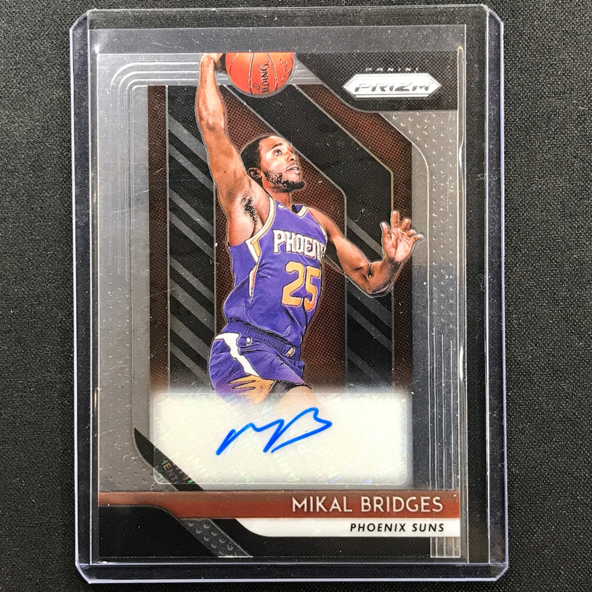 2018-19 Prizm Mikal Bridges Rookie Signatures Auto Base No Mkb C