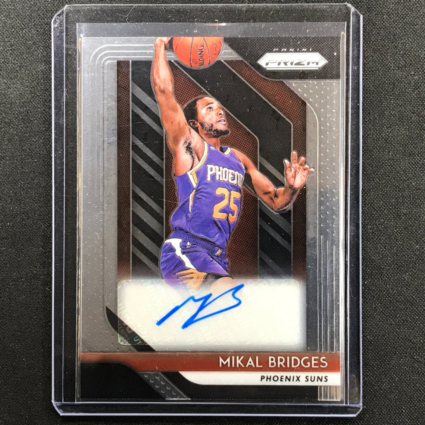 2018-19 Prizm Mikal Bridges Rookie Signatures Auto Base No Mkb D
