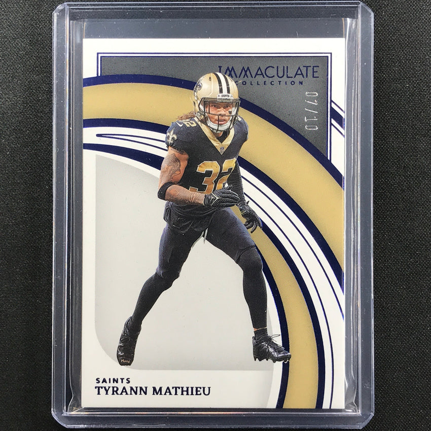 2022 Immaculate Tyrann Mathieu Base Sapphire Blue 7/10