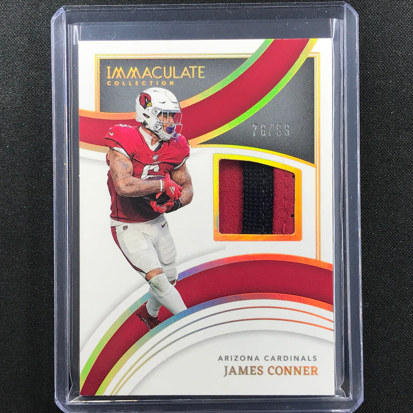 2022 Immaculate James Conner Memorabilia Patch 78/99