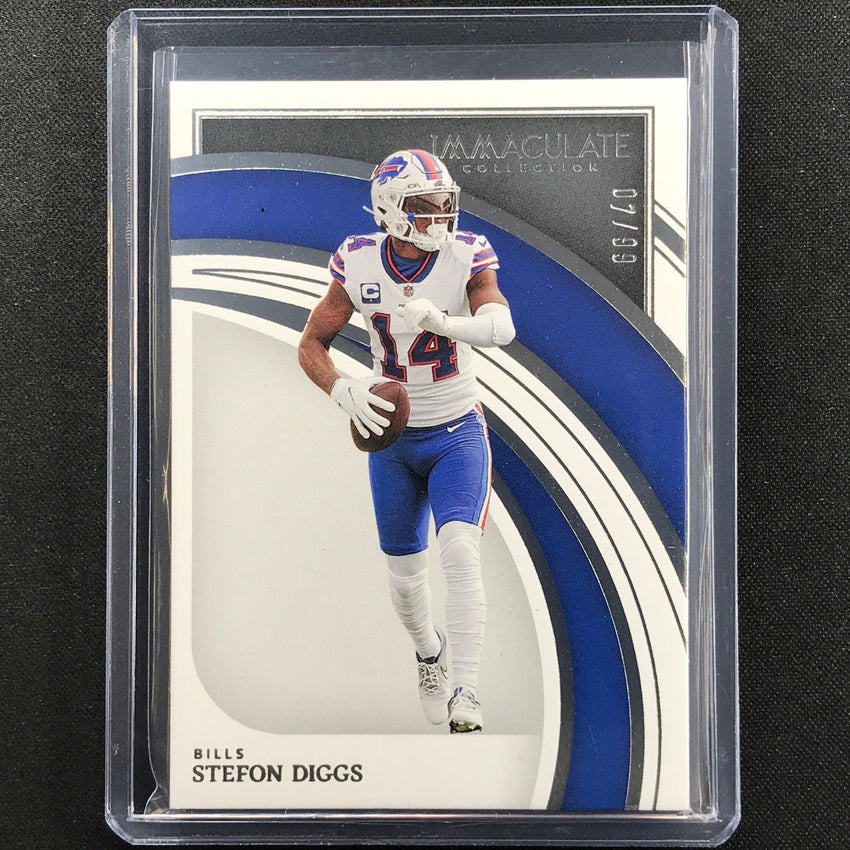 2022 Immaculate Stefon Diggs Base 7/99