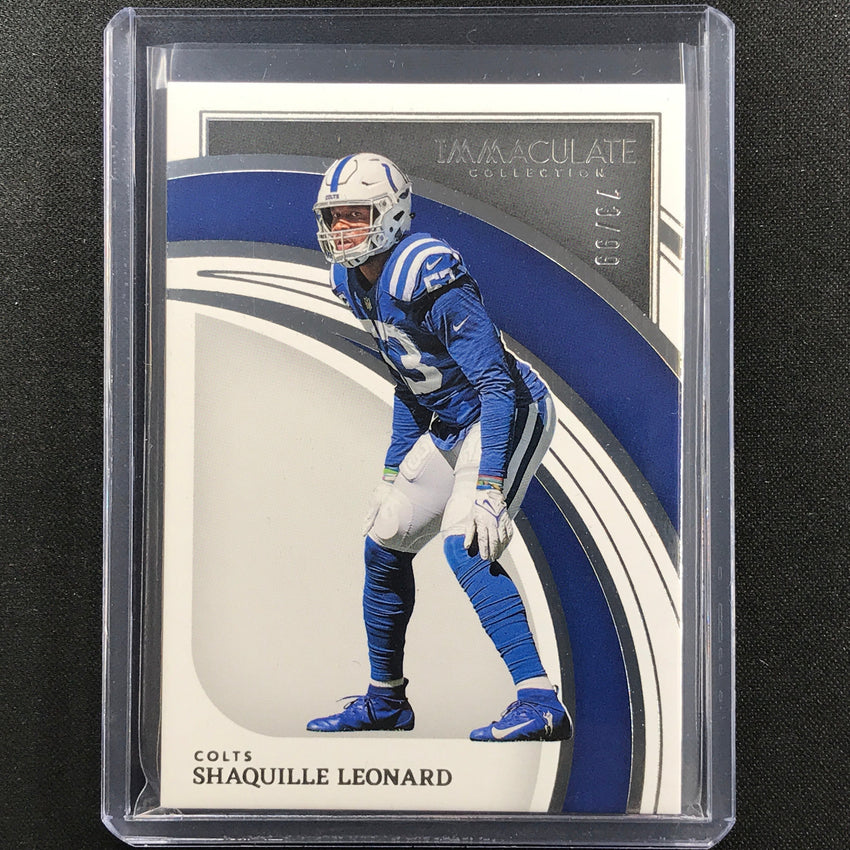 2022 Immaculate Shaquille Leonard Base 73/99