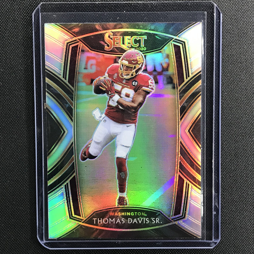 2020 Select THOMAS DAVIS SR. Club Level Silver Prizm #221