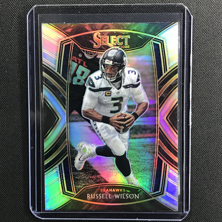 2020 Select RUSSELL WILSON Club Level Silver Prizm #204