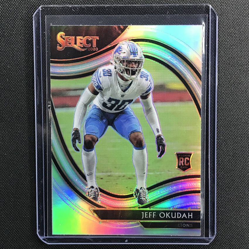 2020 Select JEFF OKUDAH Field Level Rookie Silver Prizm #386