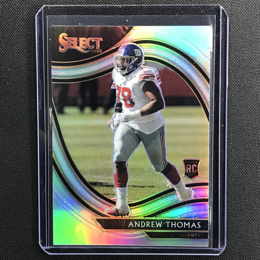 2020 Select Andrew Thomas Field Level Rookie Silver Prizm No 387