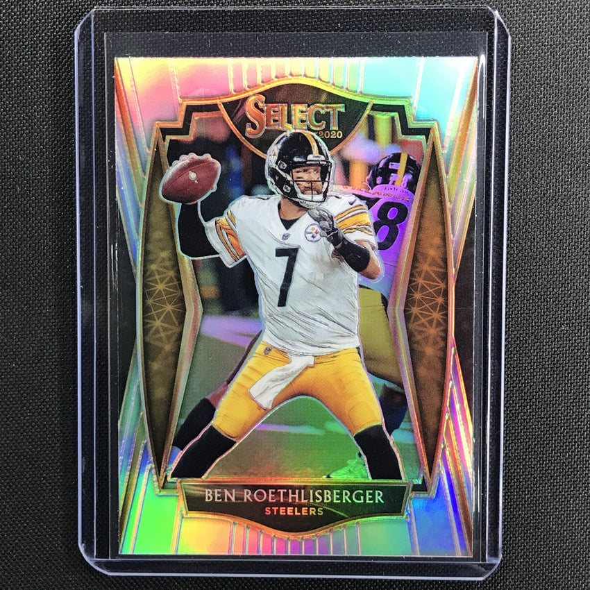 2020 Select Ben Roethlisberger Premier Level Silver Prizm No 107