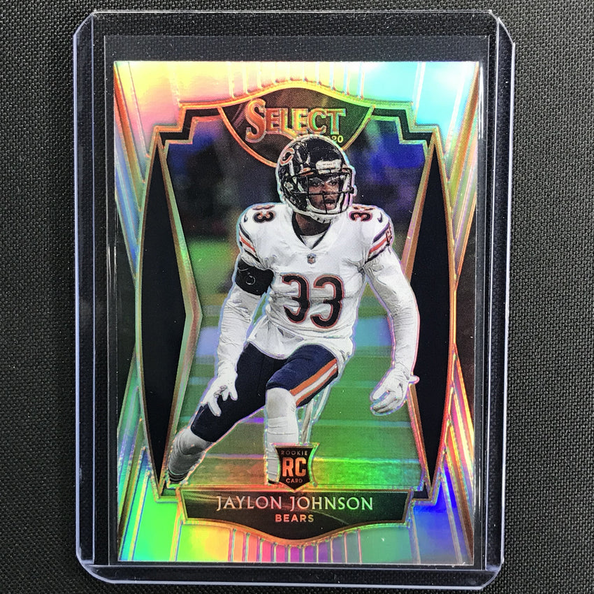 2020 Select JAYLON JOHNSON Premier Level Rookie Silver Prizm #195