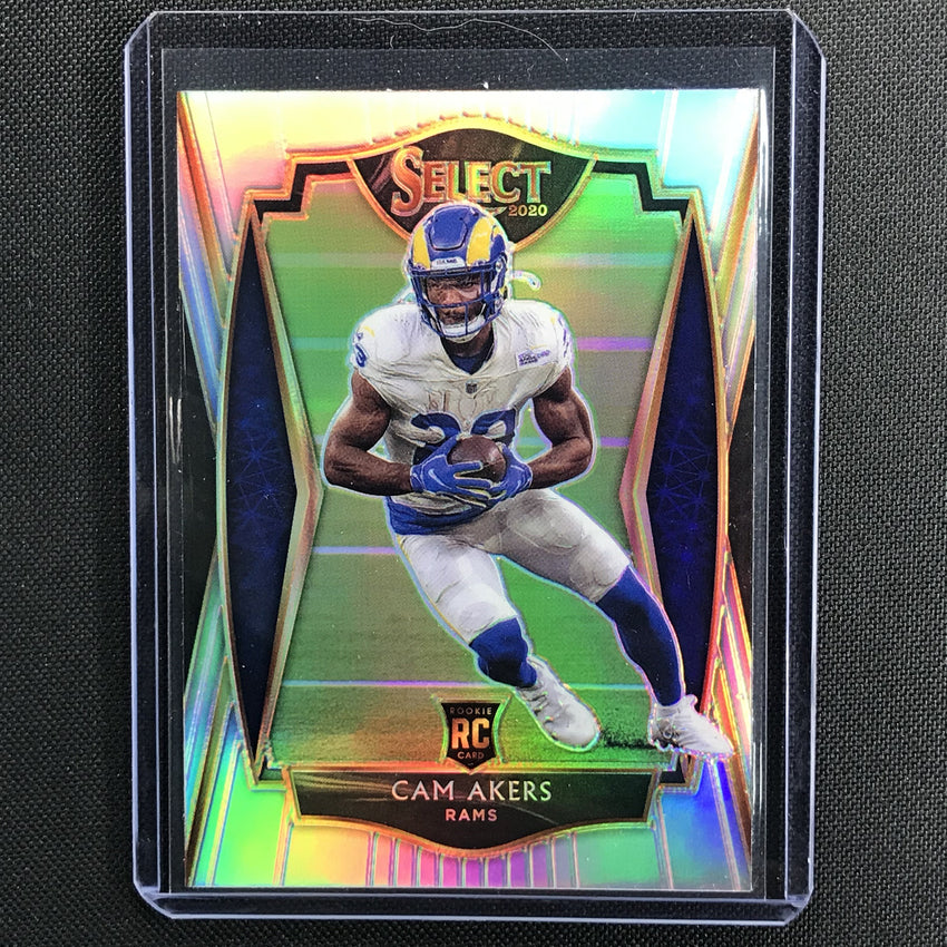 2020 Select CAM AKERS Premier Level Rookie Silver Prizm #155
