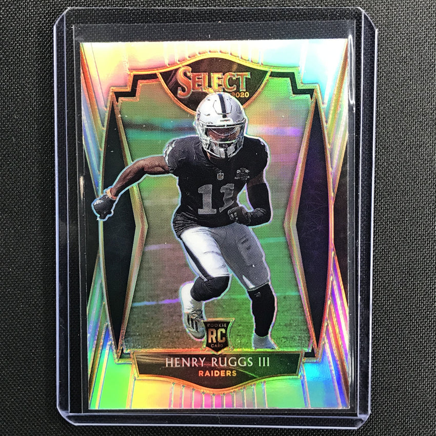 2020 Select HENRY RUGGS III Premier Level Rookie Silver Prizm #158