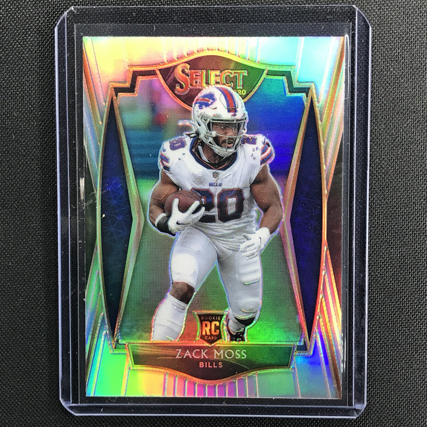 2020 Select ZACK MOSS Premier Level Rookie Silver Prizm #169