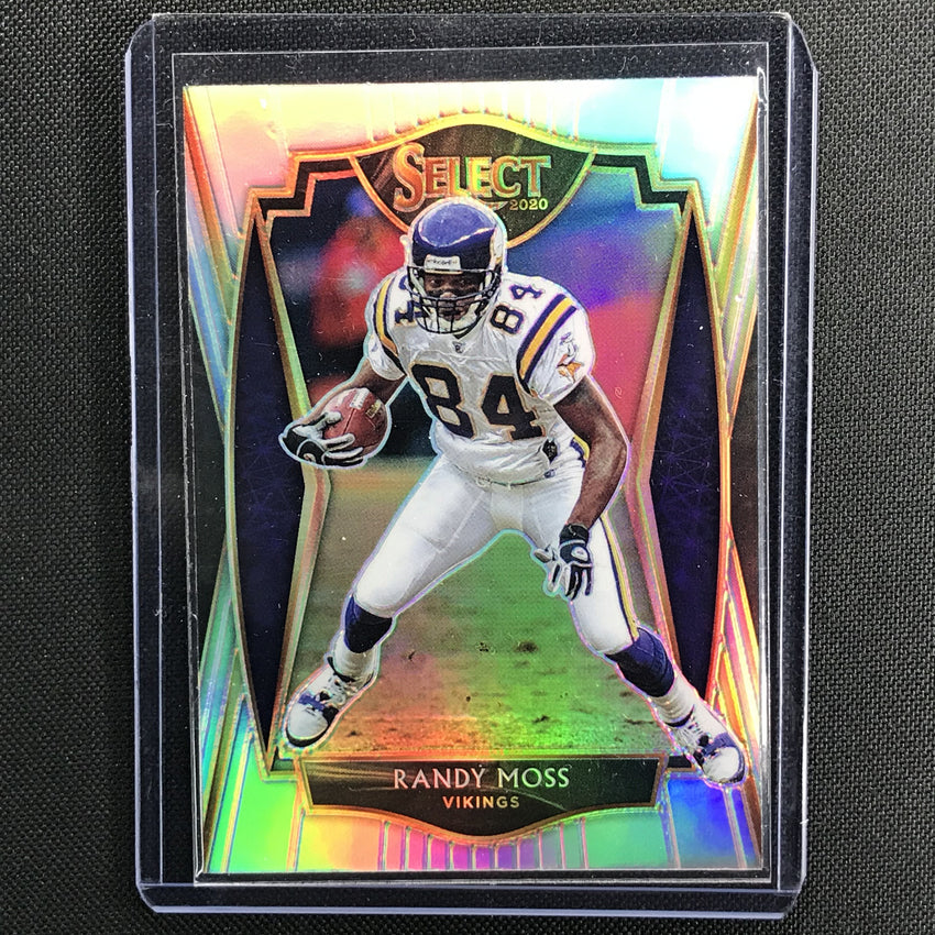 2020 Select Randy Moss Premier Level Silver Prizm No 112