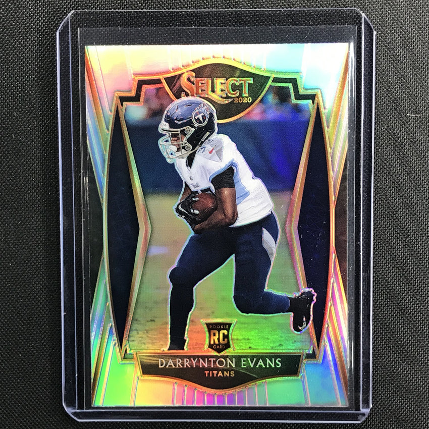 2020 Select DARRYNTON EVANS Premier Level Rookie Silver Prizm #178