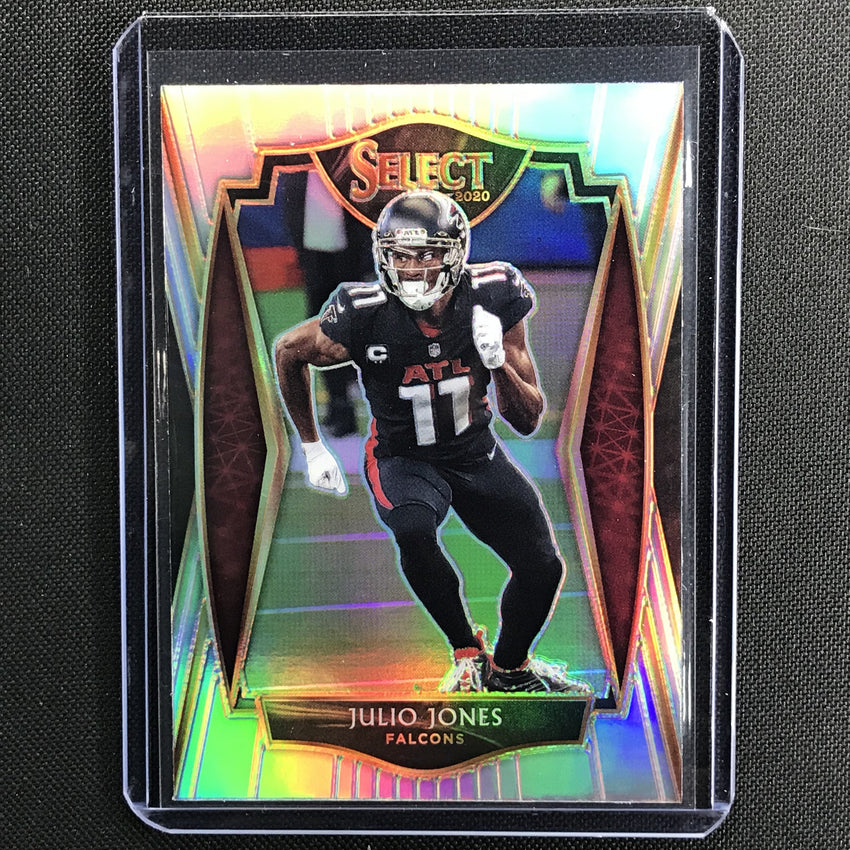 2020 Select JULIO JONES Premier Level Silver Prizm #105