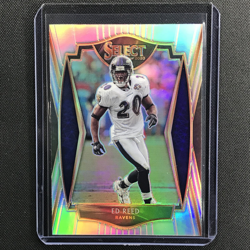 2020 Select Ed Reed Premier Level Silver Prizm No 137