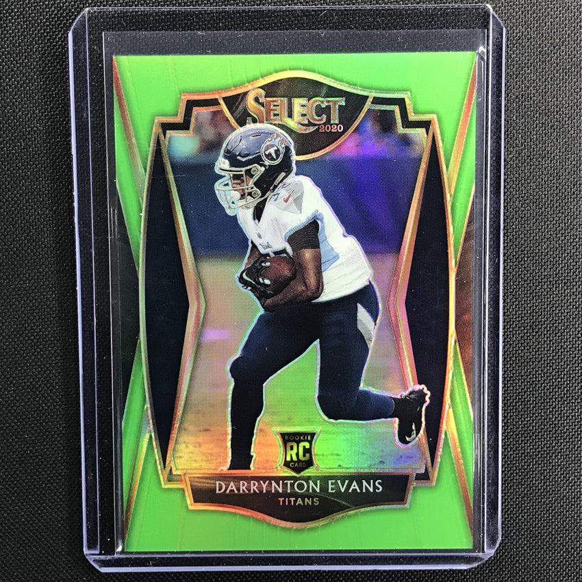 2020 Select Darrynton Evans Premier Level Rookie Neon Green 35/49