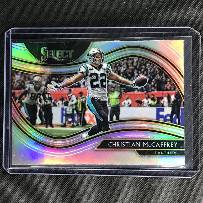 2020 Select Christian Mccaffrey Snapshots Silver Prizm No 11