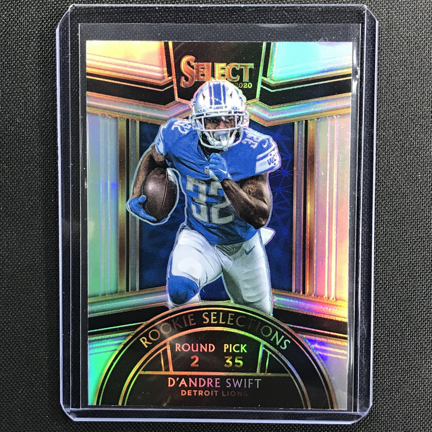 2020 Select Dandre Swift Rookie Selections Silver Prizm No 15
