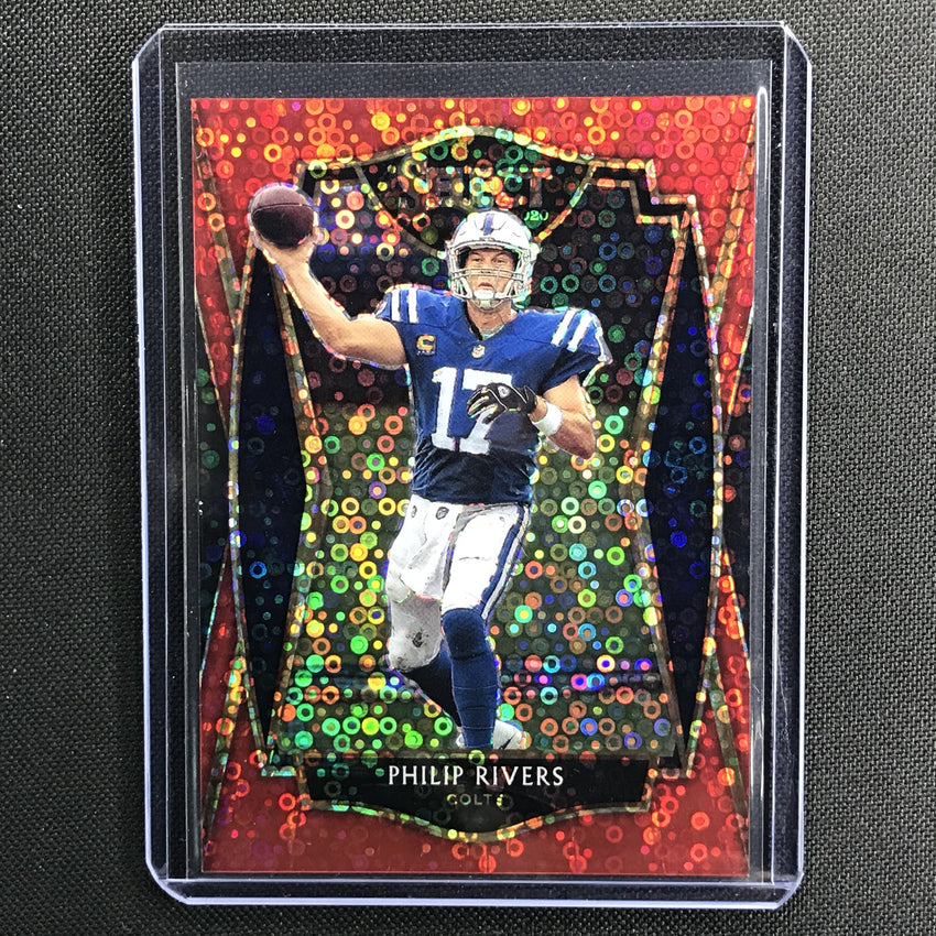 2020 Select Philip Rivers Premier Level Red Disco 30/49