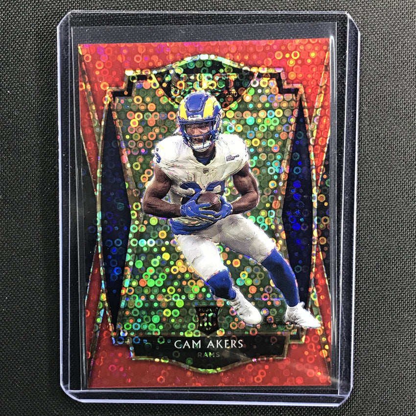 2020 Select Cam Akers Premier Level Rookie Red Disco 24/49