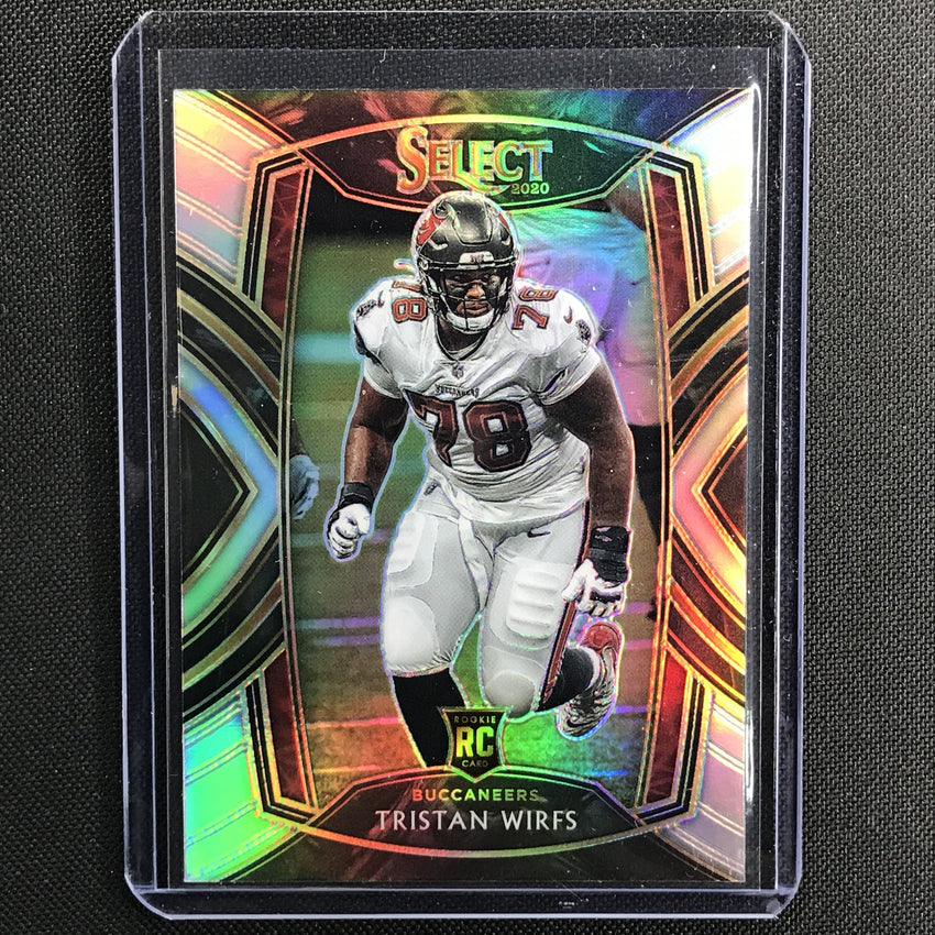 2020 Select TRISTAN WIRFS Club Level Rookie Silver Prizm #290
