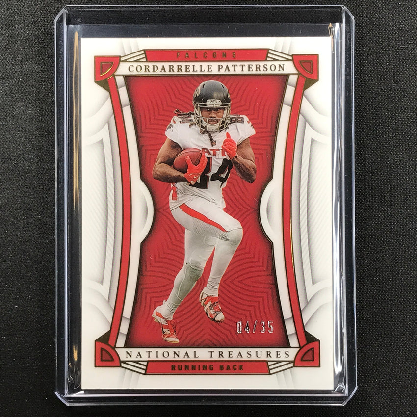 2022 National Treasures Cordarrelle Patterson Acetate Base Gold 4/35