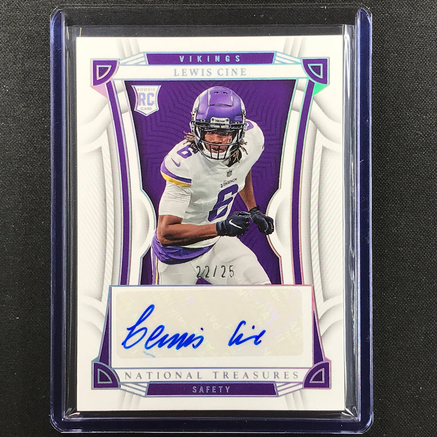2022 National Treasures Lewis Cine Rookie Signatures Auto Holo Silver 22/25
