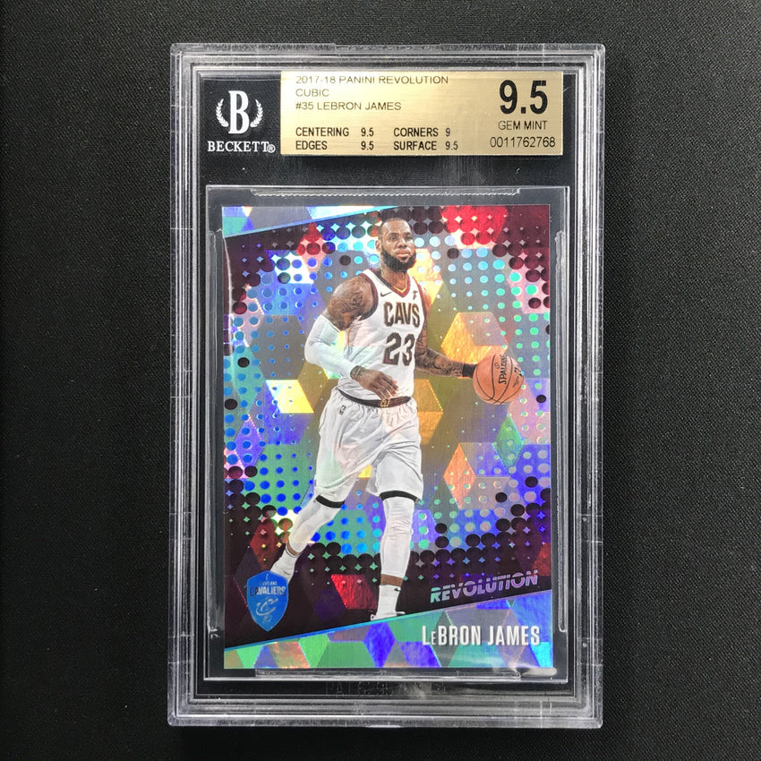 2017-18 Revolution LEBRON JAMES Cubic 4/50 BGS 9.5-Cherry Collectables