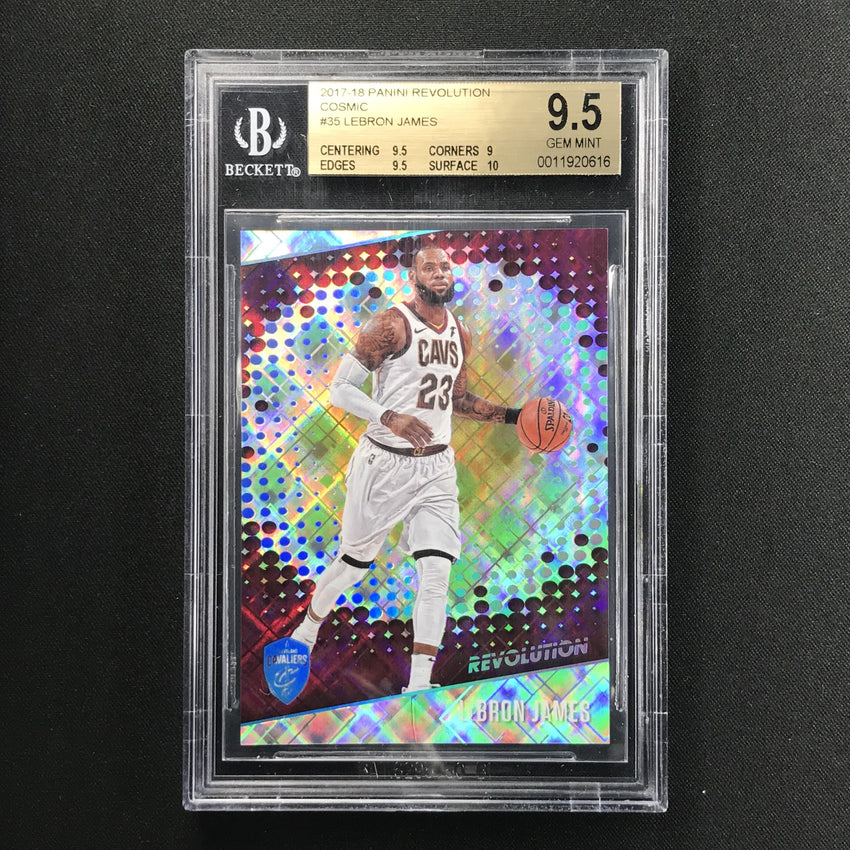 2017-18 Revolution LEBRON JAMES Cosmic 35/100 BGS 9.5-Cherry Collectables