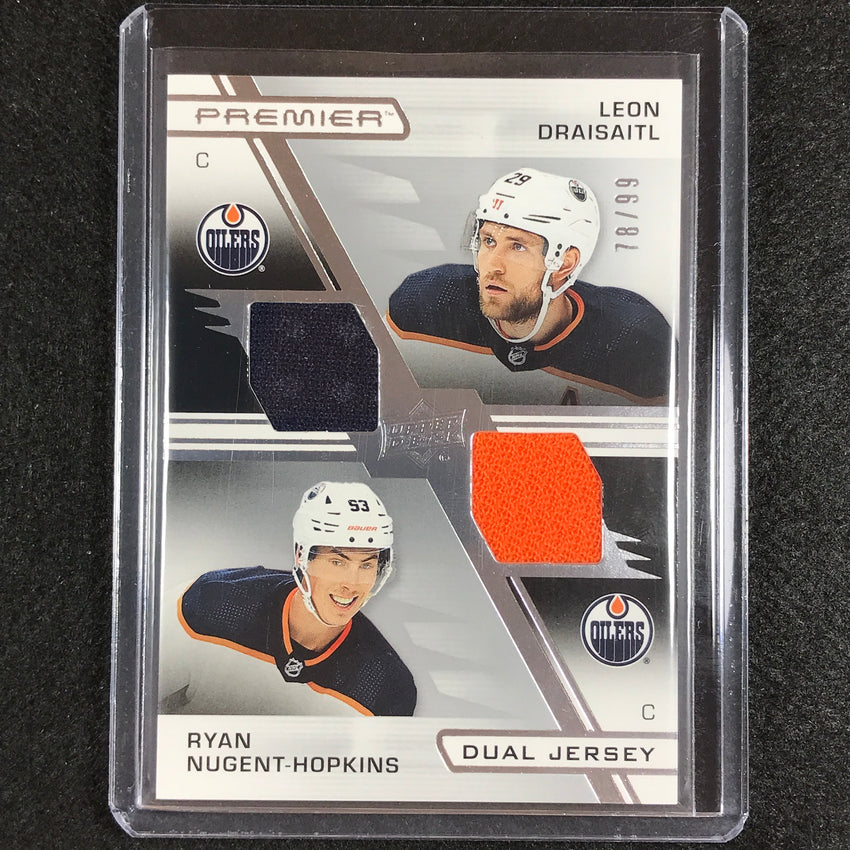 2021-22 Premier Nhl Leon Draisaitl Nugent-hopkins Premier Dual Jersey 78/99