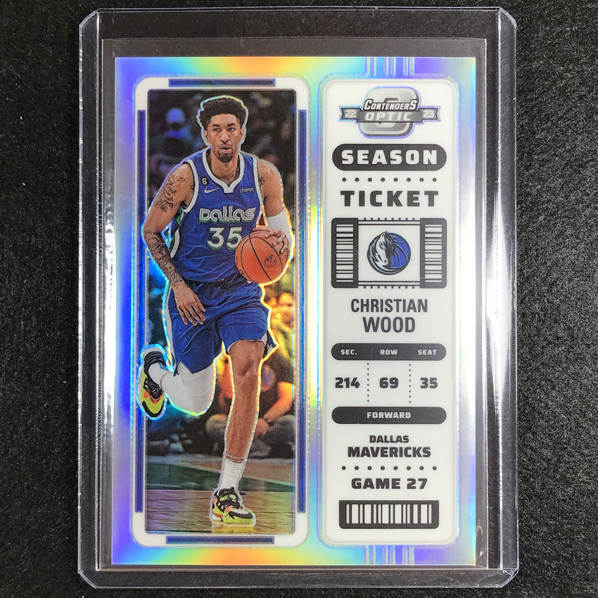 2022-23 Contenders Optic CHRISTIAN WOOD Season Ticket Silver Prizm #74