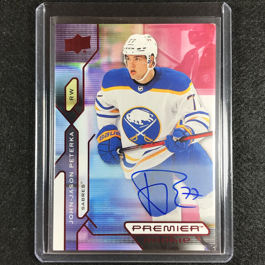 2021-22 Premier Nhl John-jason Peterka Rookie Base Auto Red No 122