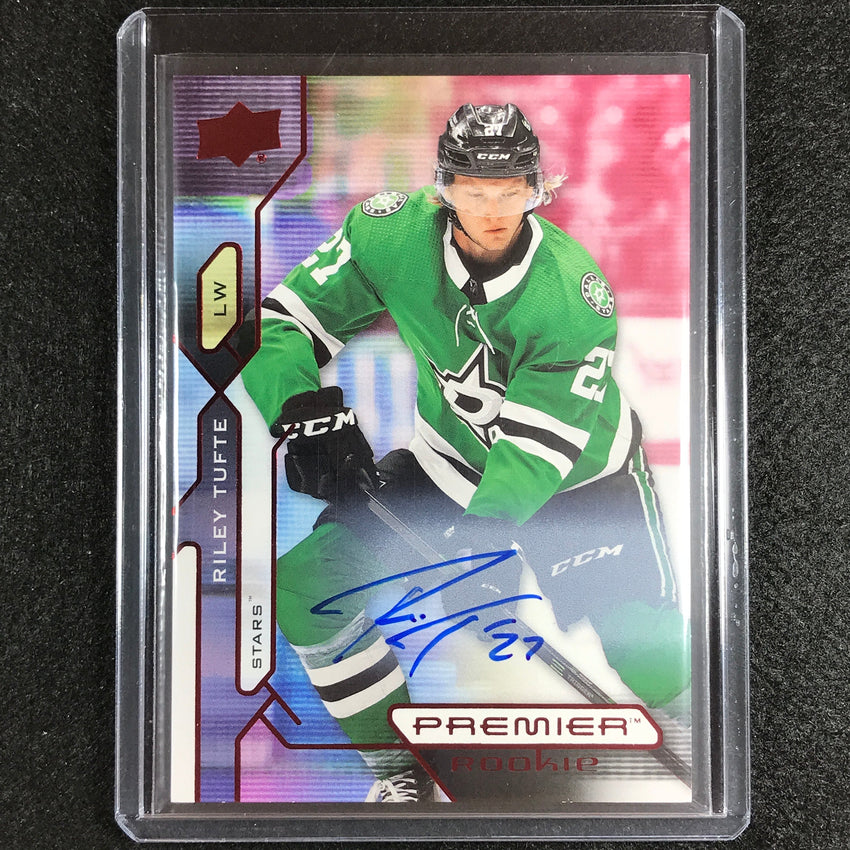 2021-22 Premier NHL RILEY TUFTE Rookie Base Auto Red #134
