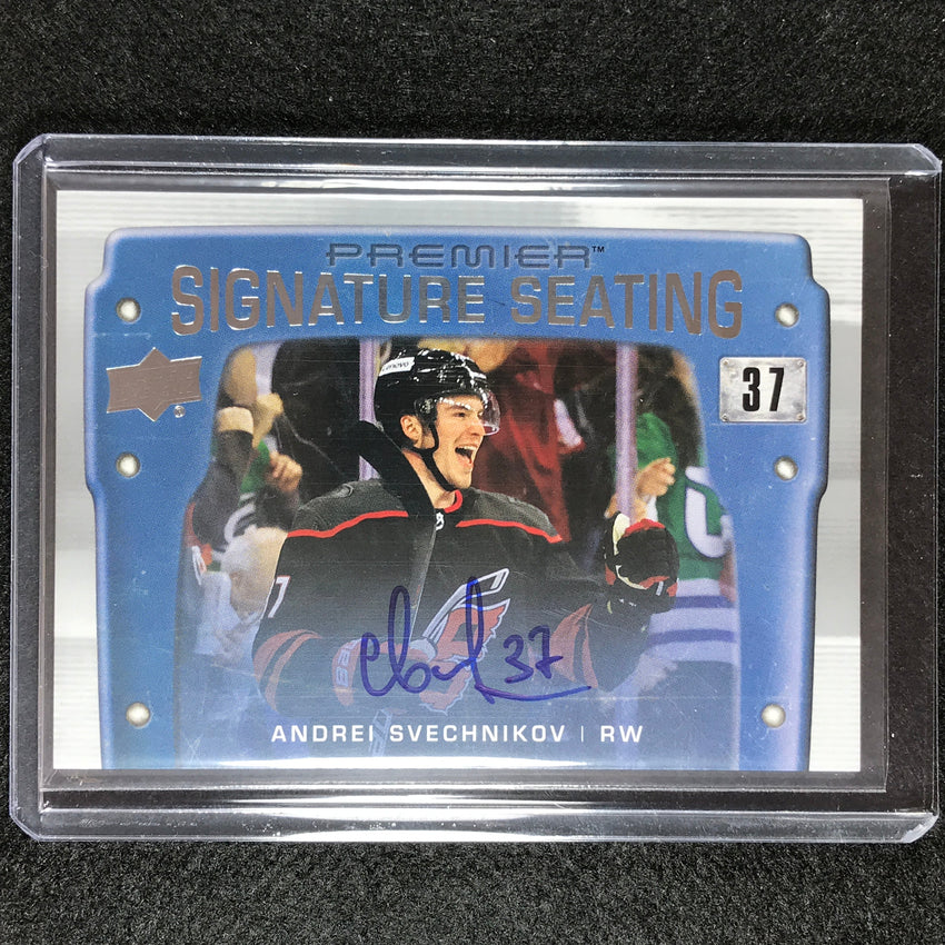 2021-22 Premier NHL ANDREI SVECHNIKOV Signature Seats Seating Stars Auto #AS