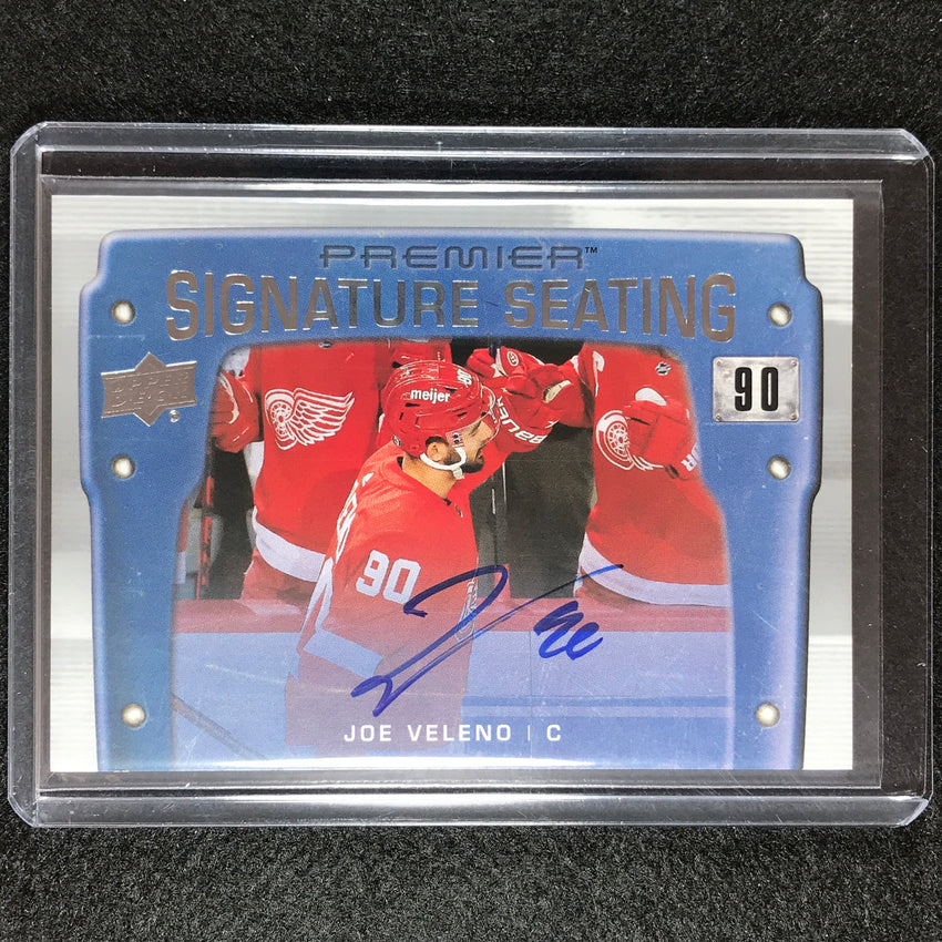 2021-22 Premier Nhl Joe Veleno Signature Seats Seating Rookie Auto No Jv