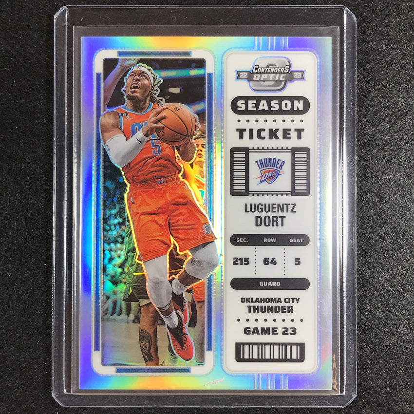 2022-23 Contenders Optic LUGUENTZ DORT Season Ticket Silver Prizm #77