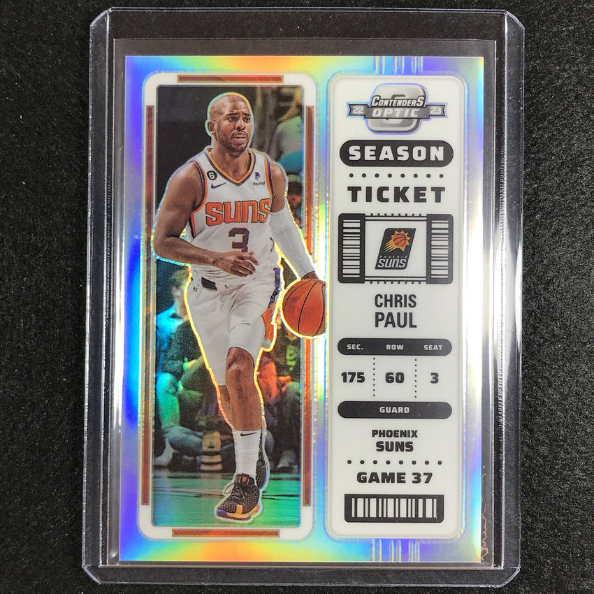 2022-23 Contenders Optic Chris Paul Season Ticket Silver Prizm No 94