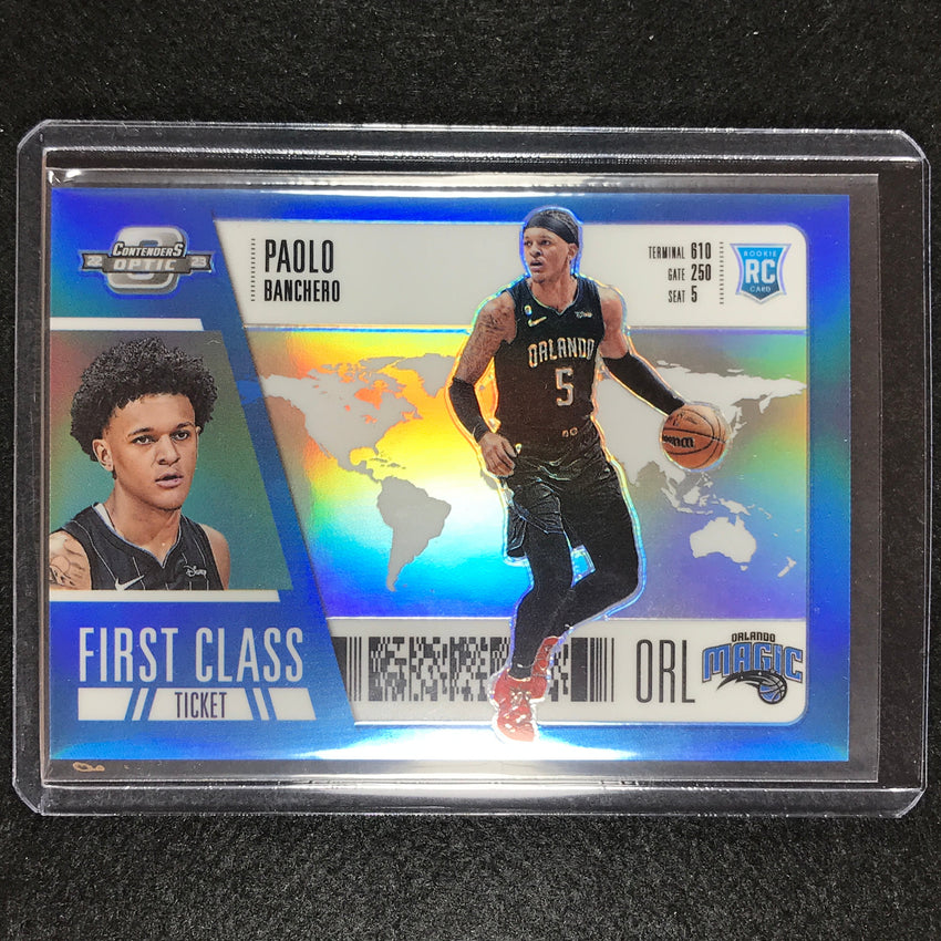 2022-23 Contenders Optic Paolo Banchero First Class Ticket Rookie Silver No 3