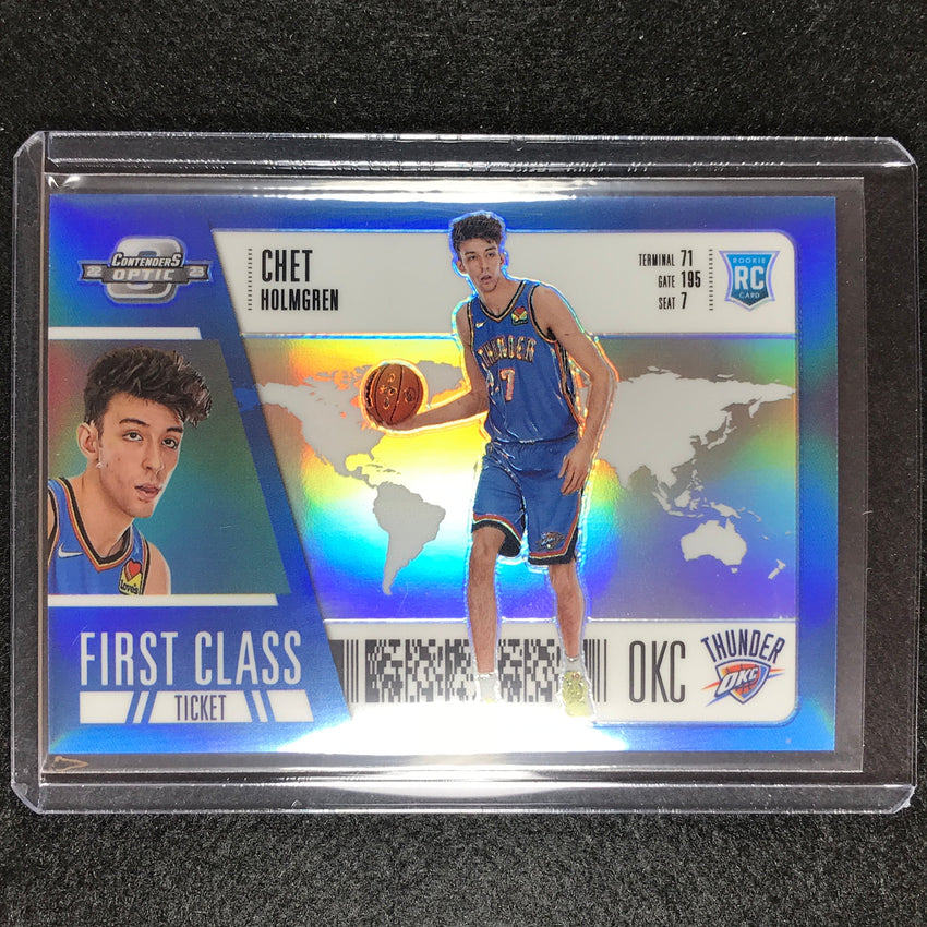 2022-23 Contenders Optic Chet Holmgren First Class Ticket Rookie Silver No 11