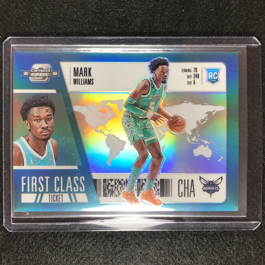 2022-23 Contenders Optic MARK WILLIAMS First Class Ticket Rookie Silver #14