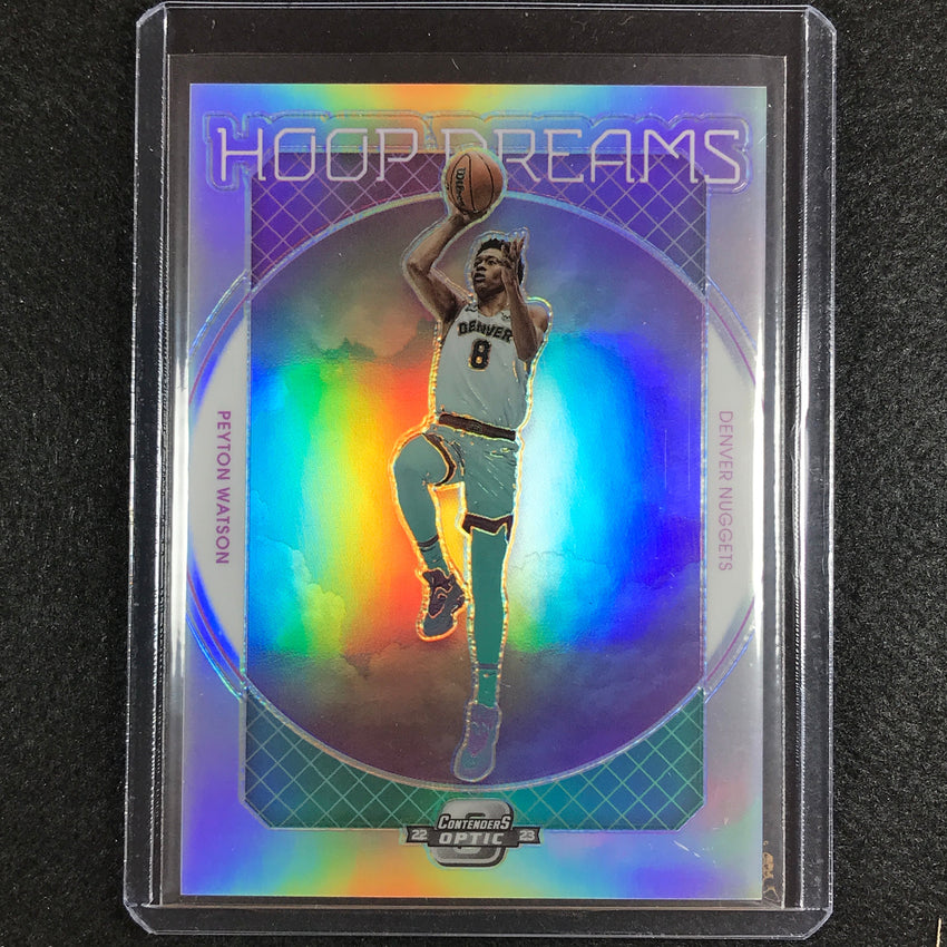 2022-23 Contenders Optic PEYTON WATSON Hoop Dreams Rookie Silver #9