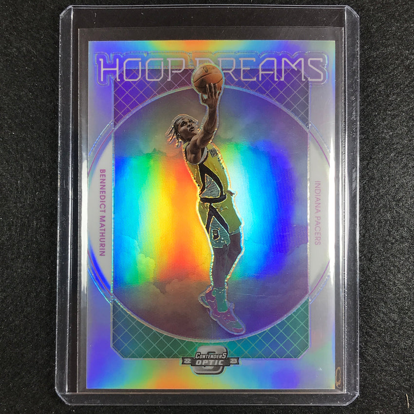 2022-23 Contenders Optic Bennedict Mathurin Hoop Dreams Rookie Silver No 13