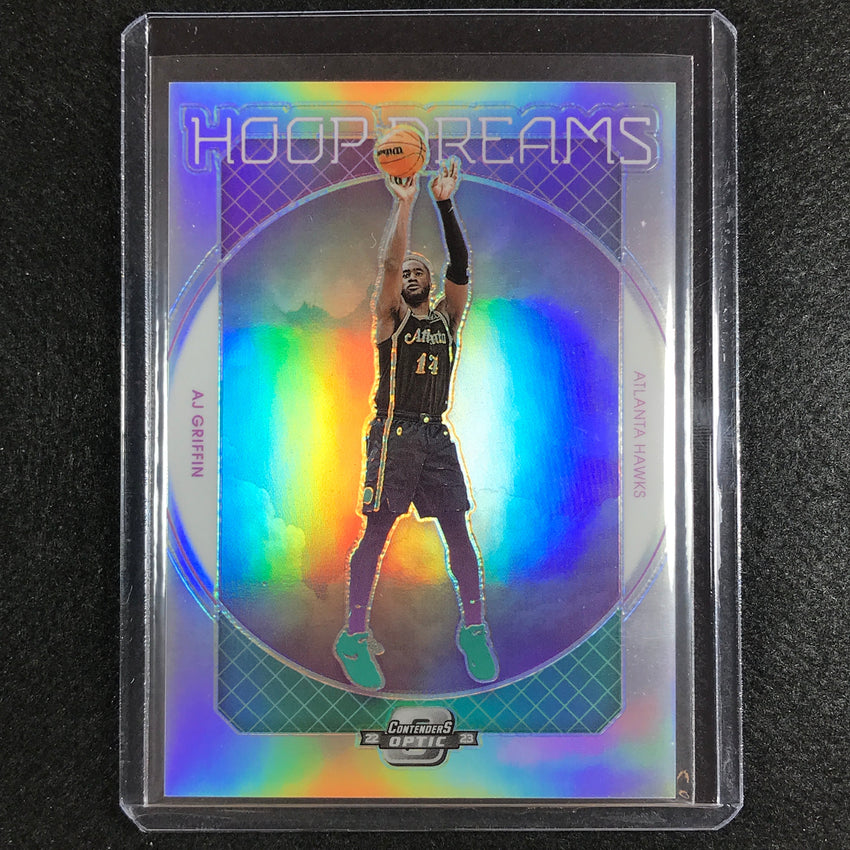 2022-23 Contenders Optic AJ GRIFFIN Hoop Dreams Rookie Silver #15